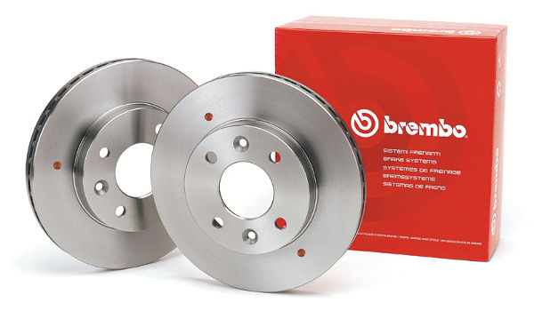 จานเบรคหน้า MINI COOPER R55, R56, R57, One,Cooper (มีช่องระบาย) 280mm ยี่ห้อ BREMBO