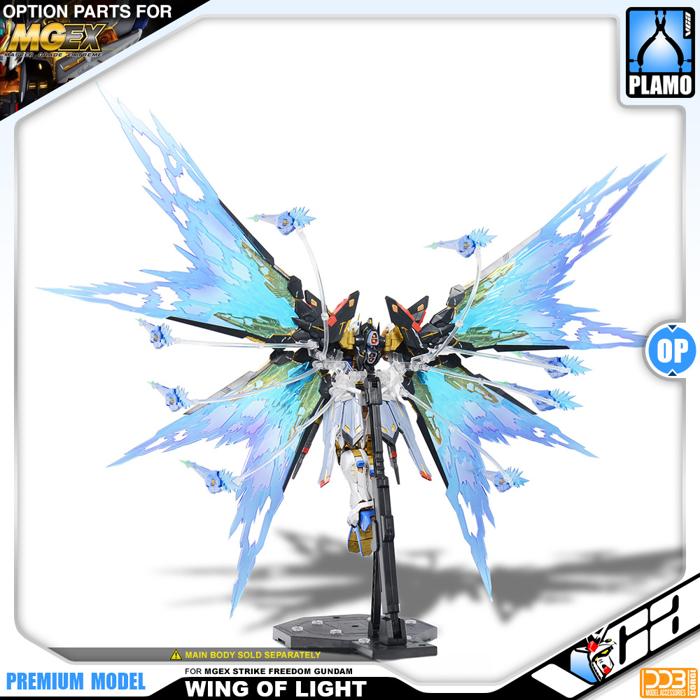 DDB Corgi Wings of Light for MGEX 1/100 Strike Freedom Gundam Action Figure Display Stand Holder Base VCA Gundam Bangkok Thailand