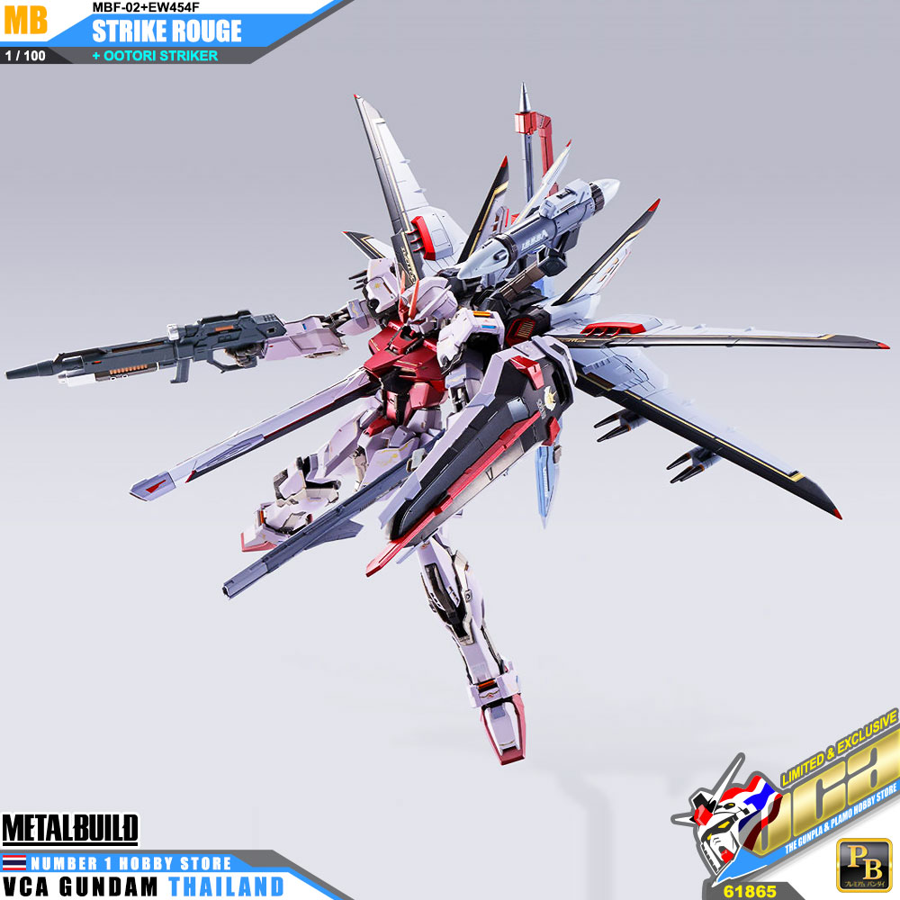 PREMIUM BANDAI TAMASHII NATIONS METAL BUILD STRIKE ROUGE OOTORI STRIKER กันดั้ม ฟิกเกอร์ VCA GUNDAM