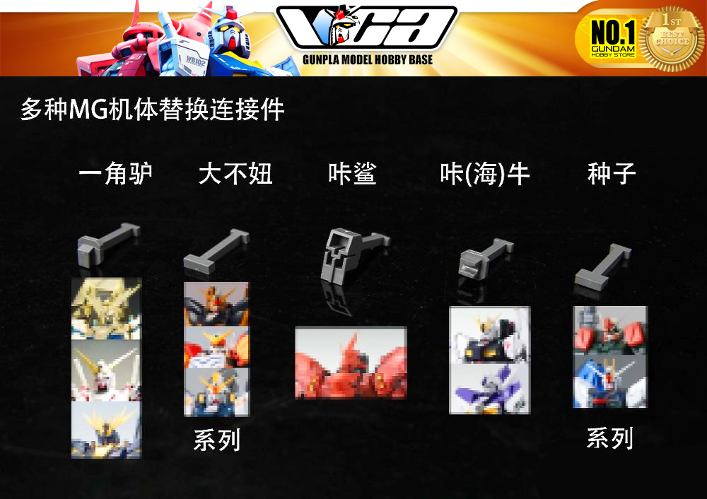 武装战限 1/100 Scale Gundam Gunpla Option Parts MG VULCAN GATLING GUNS