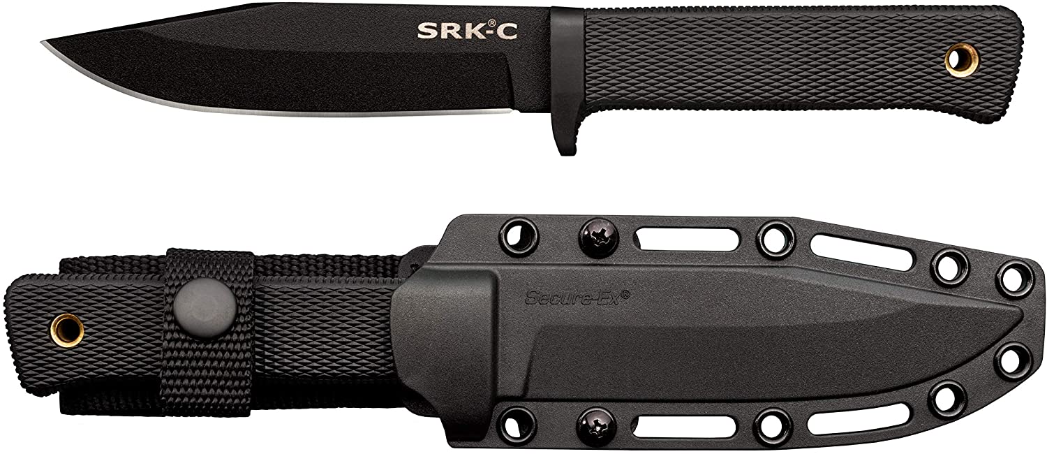 มีดพกCold Steel SRK Survival Rescue Fixed Blade SK-5 Steel, Compact 49LCKD