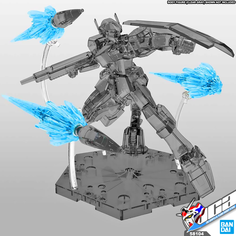 BANDAI FIGURE-RISE EFFECT JET EFFECT (CLEAR BLUE)