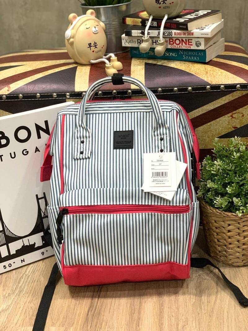 ANELLO SMALL MULTI COLOR MINI & CLASSIC BACKPACK OS-N045/N046 สีแดง
