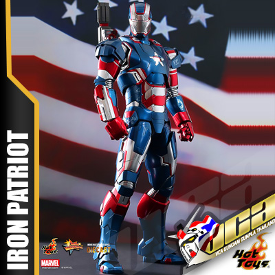 *DISPLAYED* HOT TOYS 1/6 IRON PATRIOT (DIECAST) เหล็กหล่อ