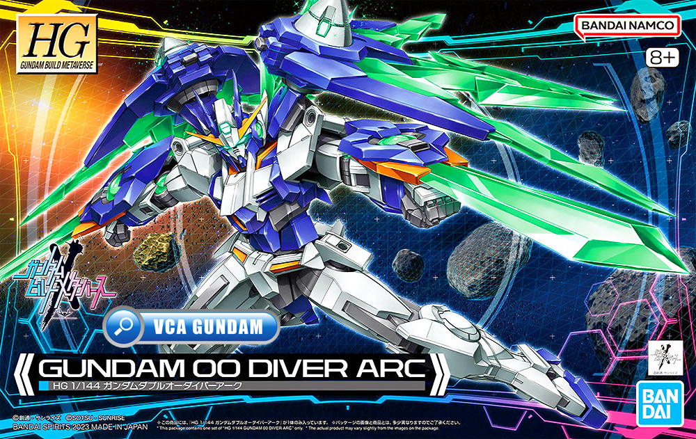 Bandai Gunpla High Grade Build Metaverse HG Gundam 00 Diver Arc Action Figure Model Toy Kit VCA Bangkok Thailand