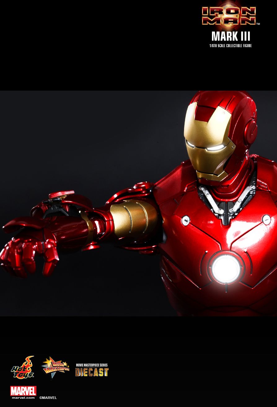 HOT TOYS 1/6 IRON MAN MARK III (DIECAST) ไอรอนแมน Mark 3