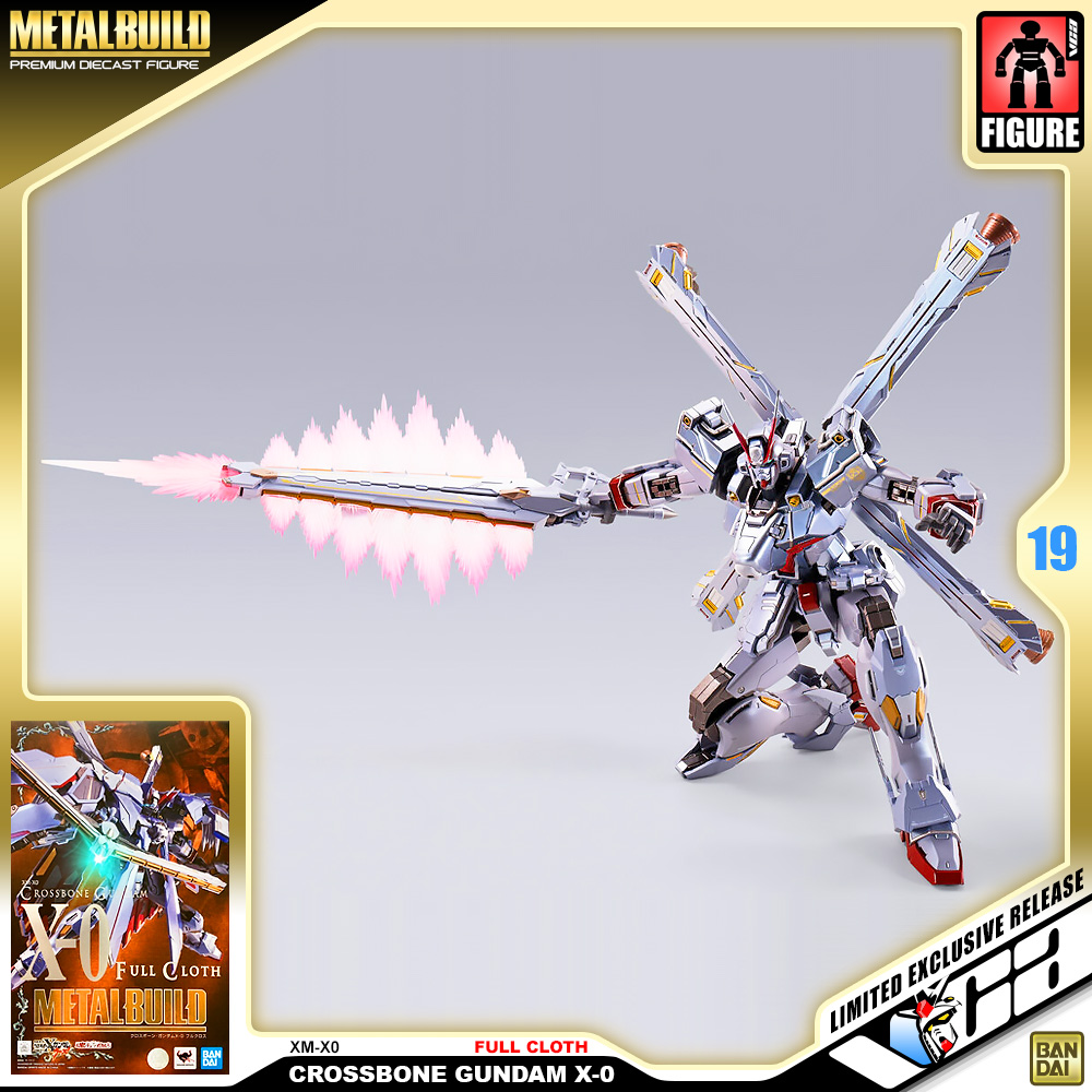 ⭐️ PREMIUM BANDAI PB TAMASHII NATIONS METAL BUILD MB CROSSBONE GUNDAM X-0 X0 FULL CLOTH กันดั้ม ฟิกเกอร์ ของเล่น VCA GUNDAM