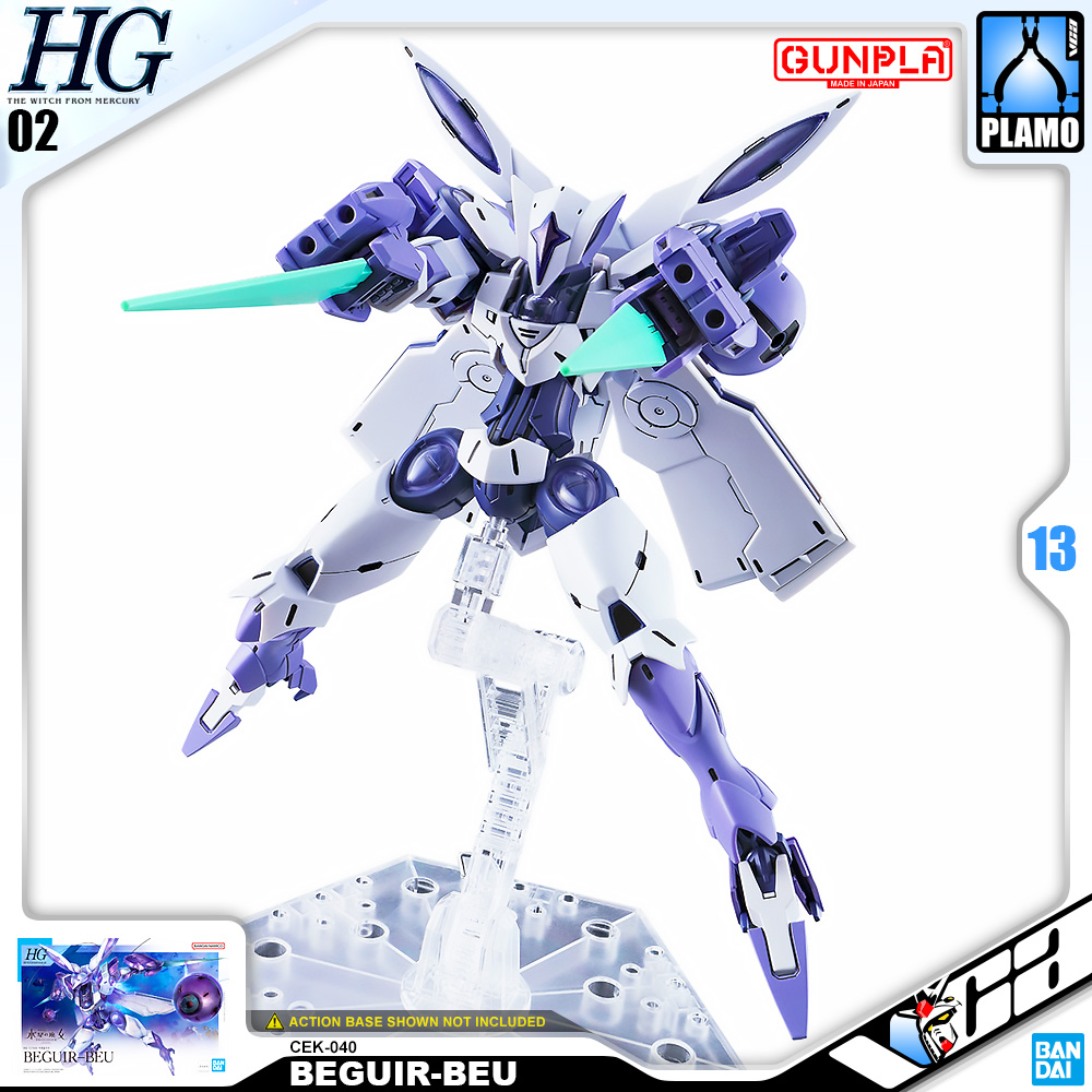 ⭐️ BANDAI GUNPLA HIGH GRADE THE WITCH FROM MERCURY HGTWFM HG 1/144 BEGUIR-BEU BEGUIR BEU ประกอบ หุ่นยนต์ โมเดล กันดั้ม กันพลา ของเล่น VCA GUNDAM