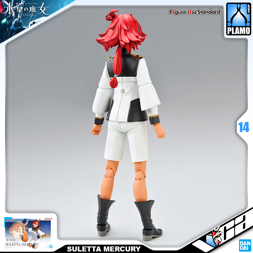 ⭐️ BANDAI FIGURE-RISE STANDARD SULETTA MERCURY FIGURE RISE พลาสติก โมเดล ตัวละคร จากกันดั้ม VCA GUNDAM