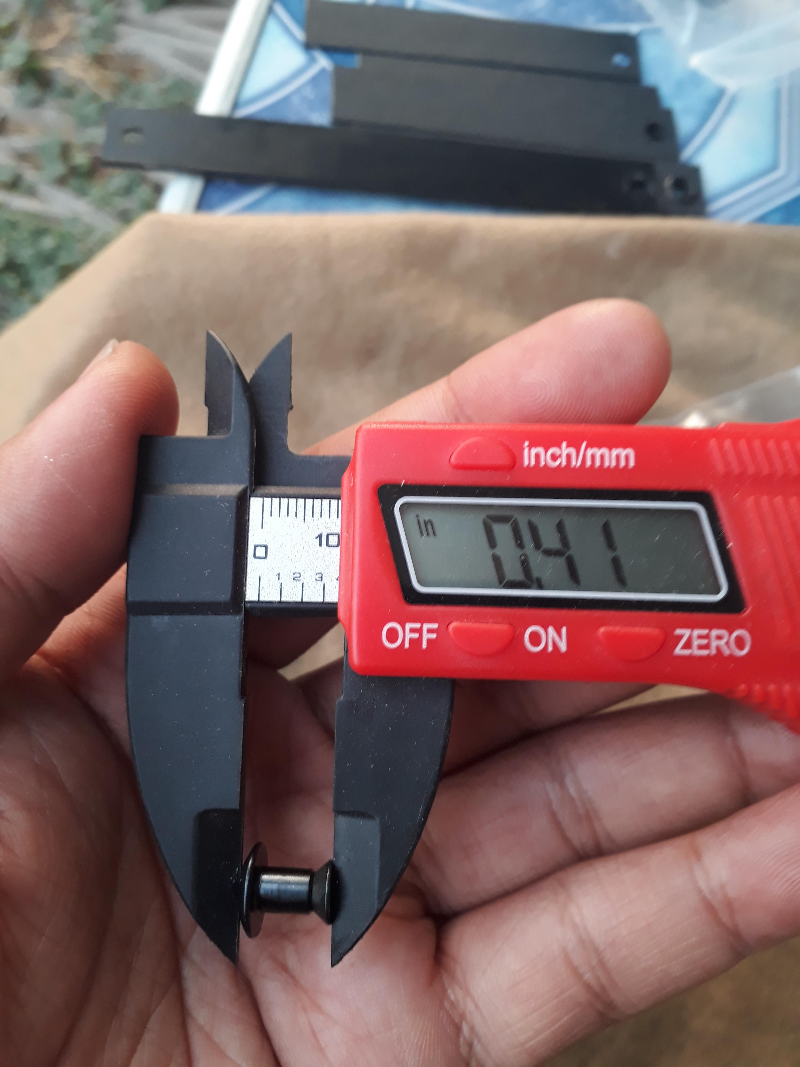 ชุดน็อต + สกรู หัวแบน (10 ตัว)