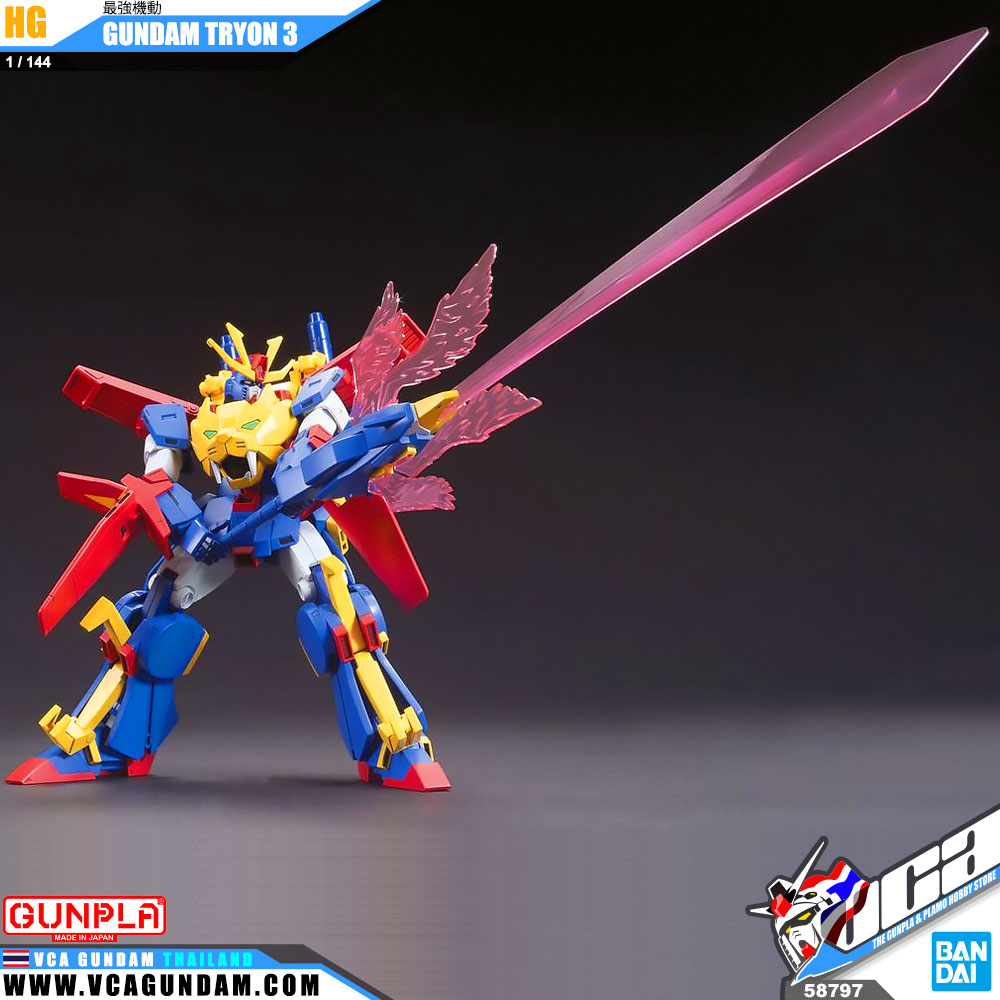 HG 最強機動 GUNDAM TRYON 3 กันดั้ม ไทรยอน 3