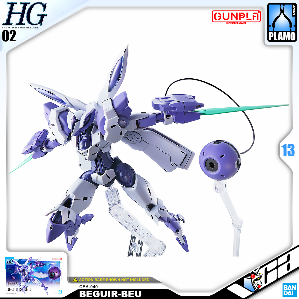 ⭐️ BANDAI GUNPLA HIGH GRADE THE WITCH FROM MERCURY HGTWFM HG 1/144 BEGUIR-BEU BEGUIR BEU ประกอบ หุ่นยนต์ โมเดล กันดั้ม กันพลา ของเล่น VCA GUNDAM