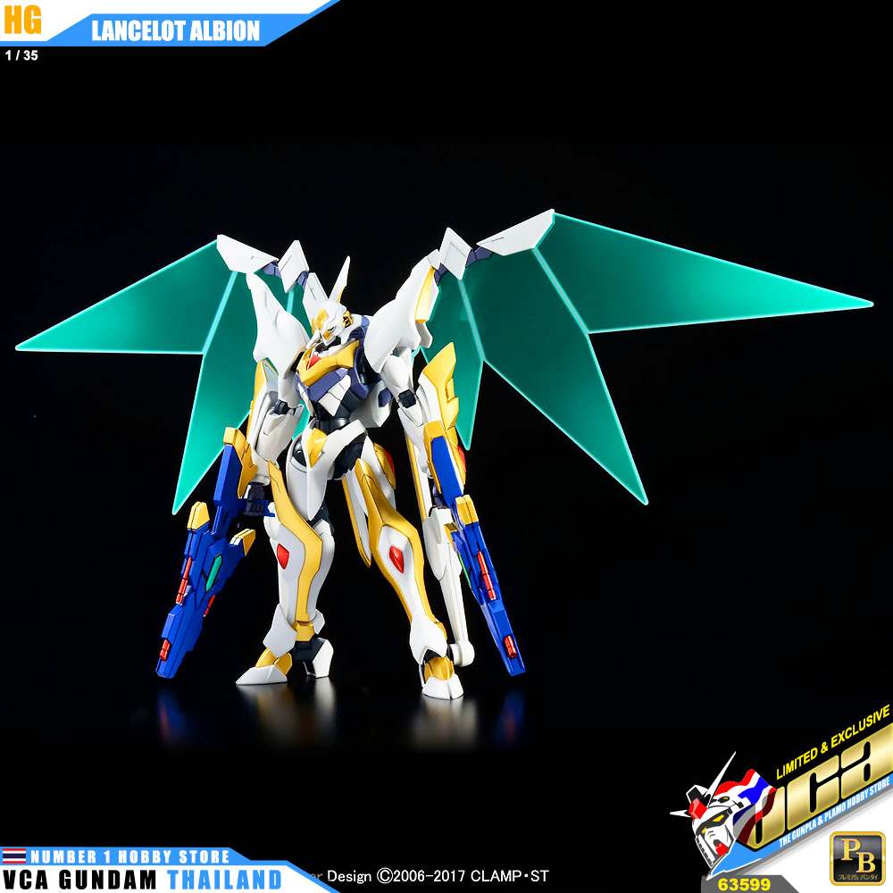 PREMIUM BANDAI PB CODE GEASS HIGH GRADE HG 1/35 LANCELOT ALBION โมเดล นักสู้เขตแดน VCA GUNDAM