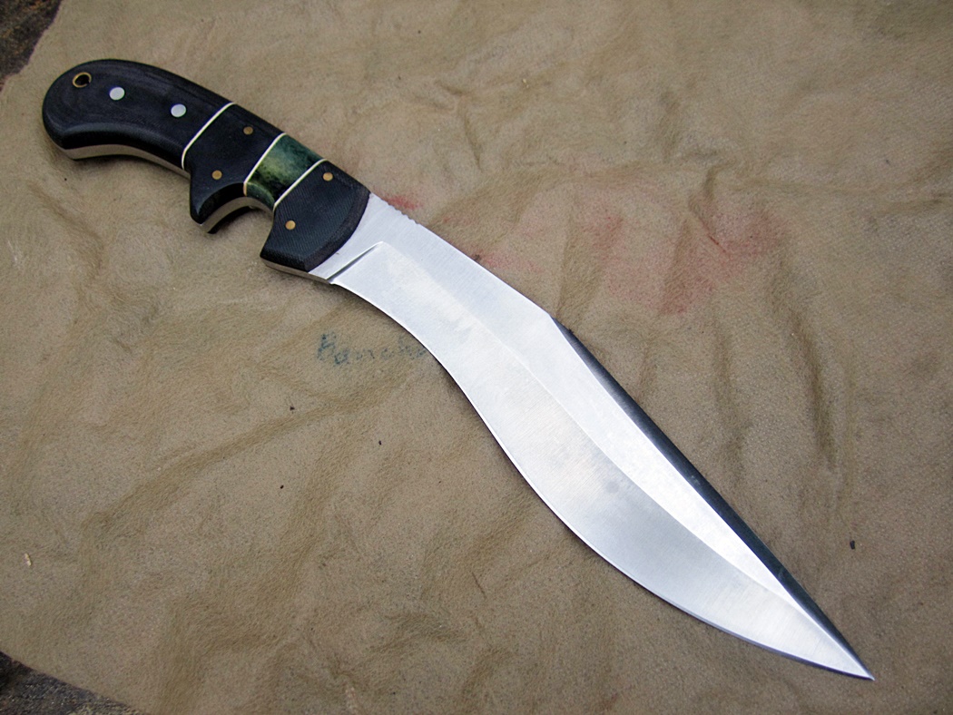 CFK USA Custom Handmade D2 LARGE Bone-Micarta Bolo-Parang Sub-Hilt Camp Knife C