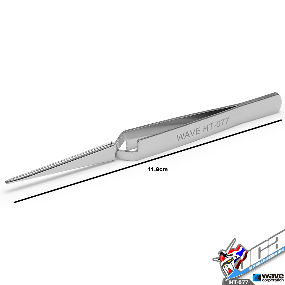 Wave Corporation® Hobby Tools HT-077 HG STRAIGHT TWEEZERS REVERSE ACTION TYPE