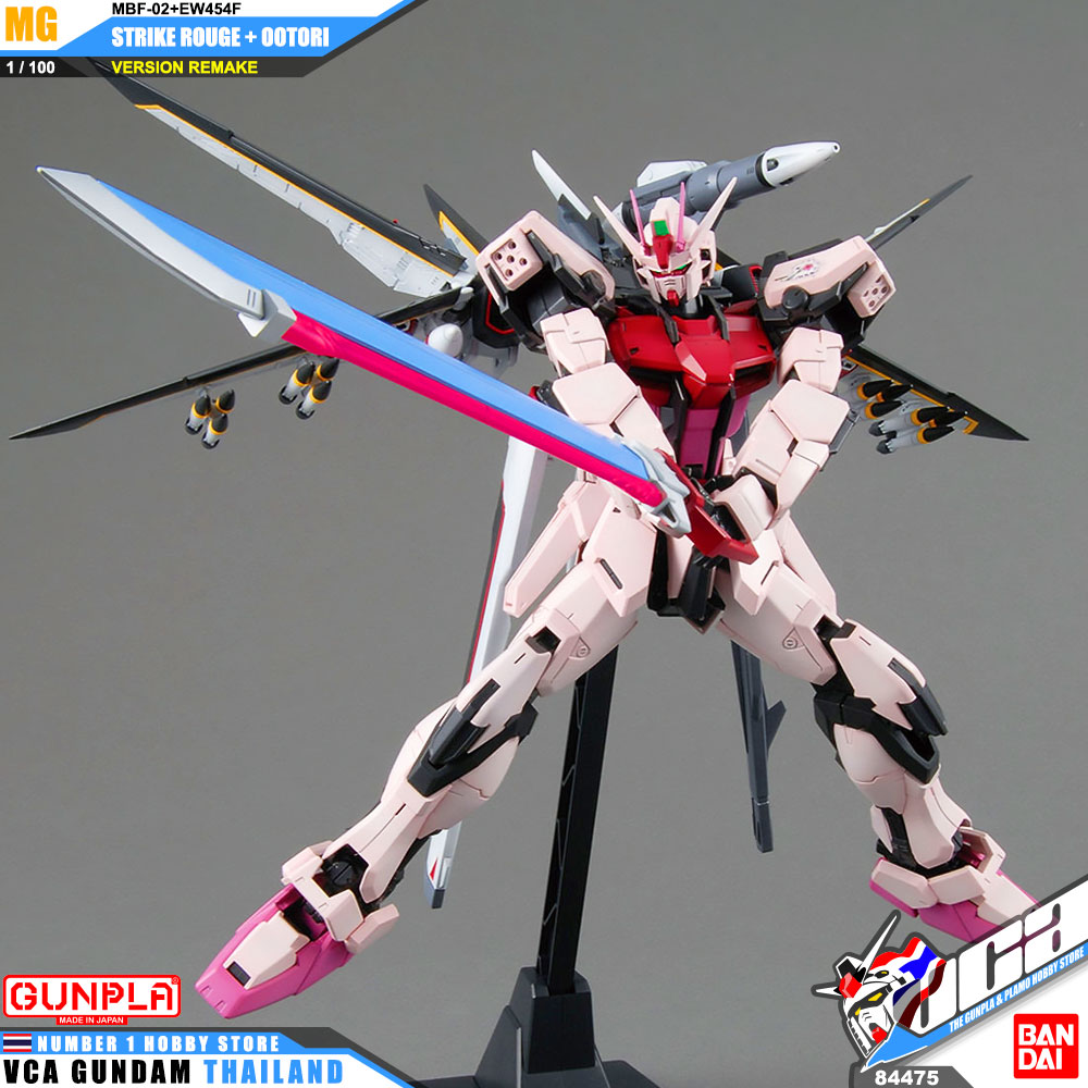 BANDAI GUNPLA MASTER GRADE MG 1/100 STRIKE ROUGE OOTORI VER RM โมเดล กันดั้ม กันพลา VCA GUNDAM