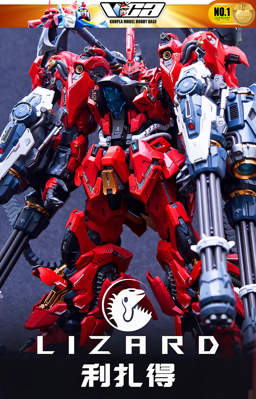 Infinite Dimension 无限新星 In Era+ RMD Lizard 利扎得 Master Grade MG Plastic Model Action Figure Toy Kit VCA Gundam Thailand