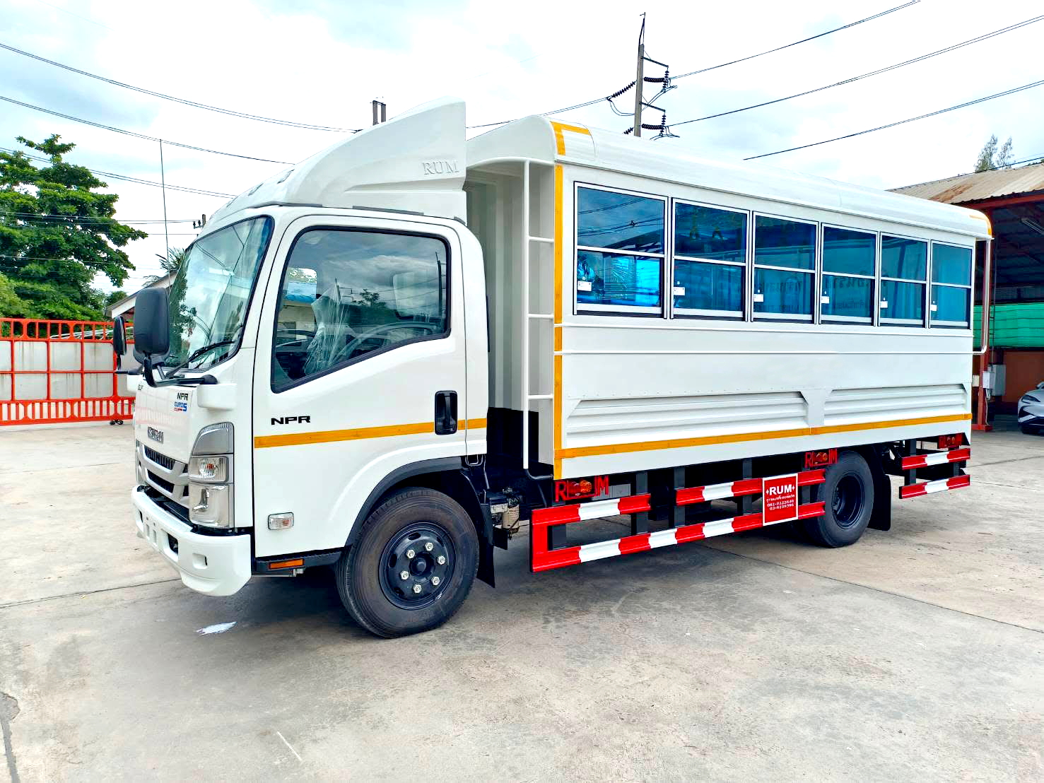 ISUZU NPR Euro 5 Max (ช่วงยาว 4.9 เมตร) หัวแชสซี (Chassis)