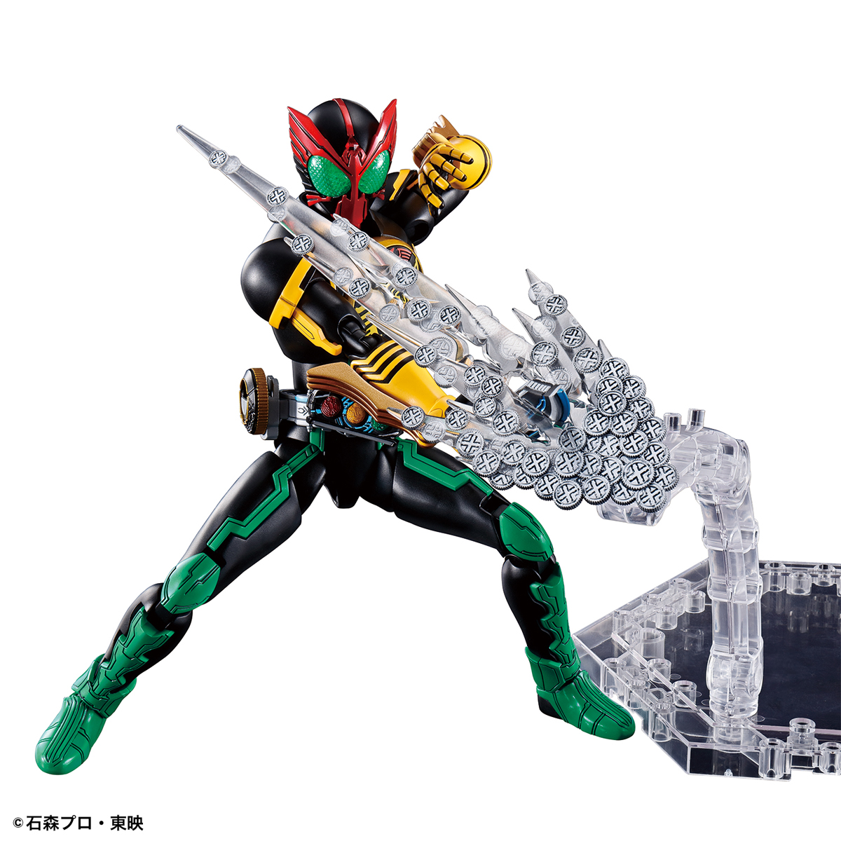 BANDAI FIGURE-RISE STANDARD KAMEN RIDER OOO TATOBA COMBO FIGURE RISE มาสค์ไรเดอร์บิลด์ พลาสติก โมเดล VCA GUNDAM