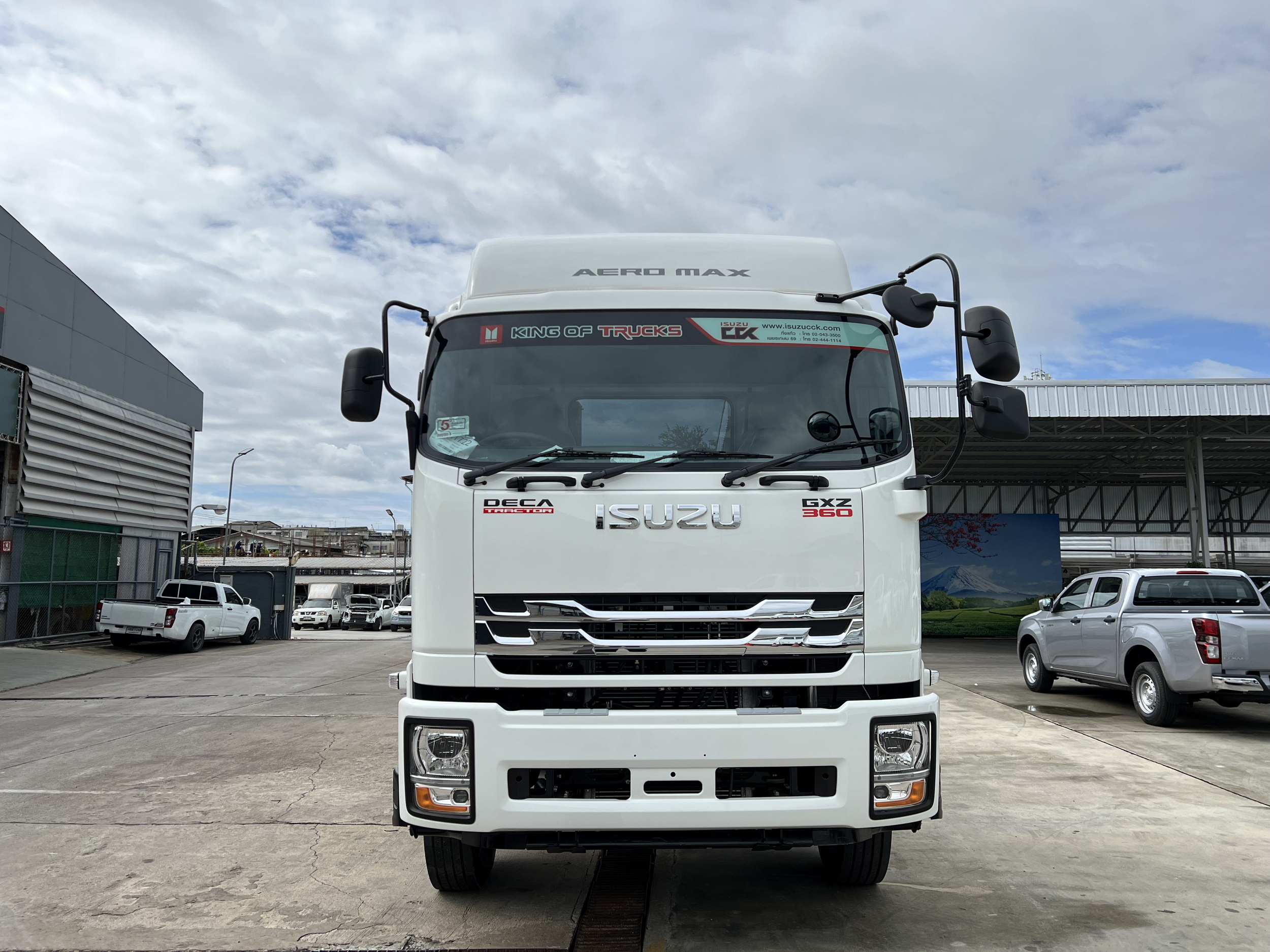 ISUZU GXZ 360 แรงม้า เฟืองช้า (หัวลาก 10 ล้อ 2 เพลา) หัวแชสซี (Chassis)