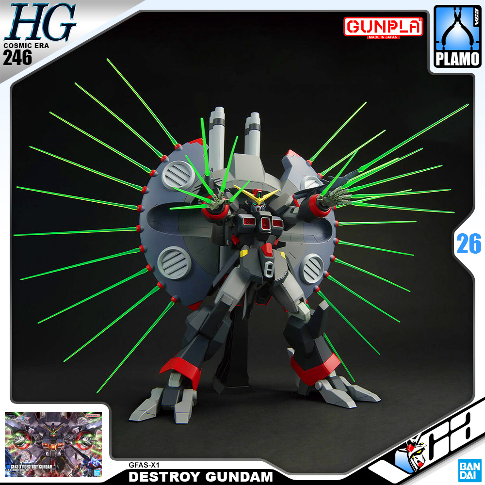Bandai Gunpla High Grade Cosmic Era HG Destroy Gundam Plastic Model Action Toy VCA Thailand