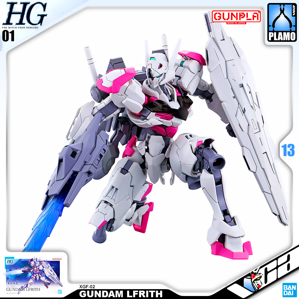 ⭐️ BANDAI GUNPLA HIGH GRADE THE WITCH FROM MERCURY HGTWFM HG 1/144 GUNDAM LFRITH ประกอบ หุ่นยนต์ โมเดล กันดั้ม กันพลา ของเล่น VCA GUNDAM