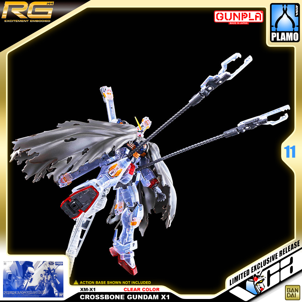 Bandai Real Grade RG CROSBONE GUNDAM X1 CLEAR COLOR