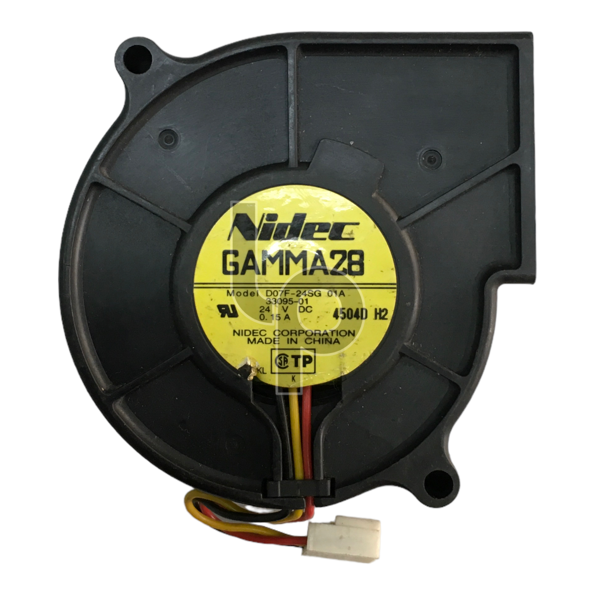 พัดลมระบายความร้อน DC 24V 0.15A รุ่น D07F-24SG 01A ยี่ห้อ NIDEC