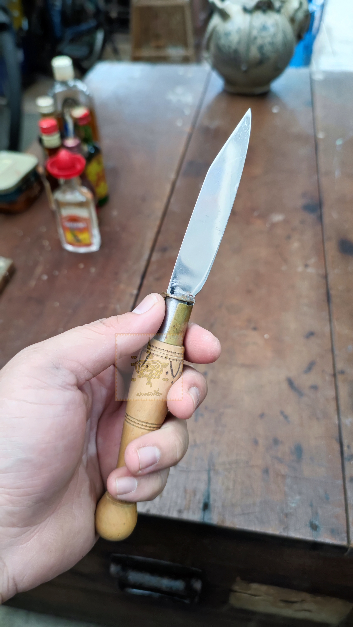 มีดพับ Nontron งานฝรั่งเศษ