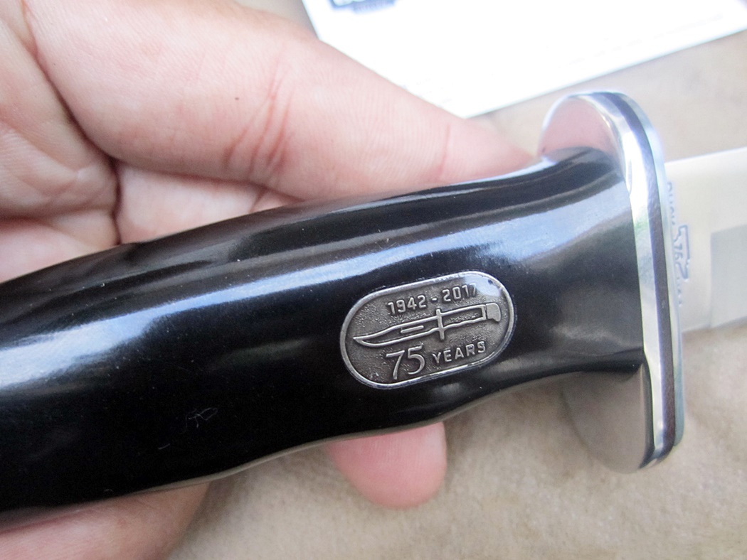 Buck Knives 0119 Special Fixed Blade Knife with Leather Sheath - 75th Anniversary Edition (กล่องกระดาษหาสะสมอยากแล้วครับ)