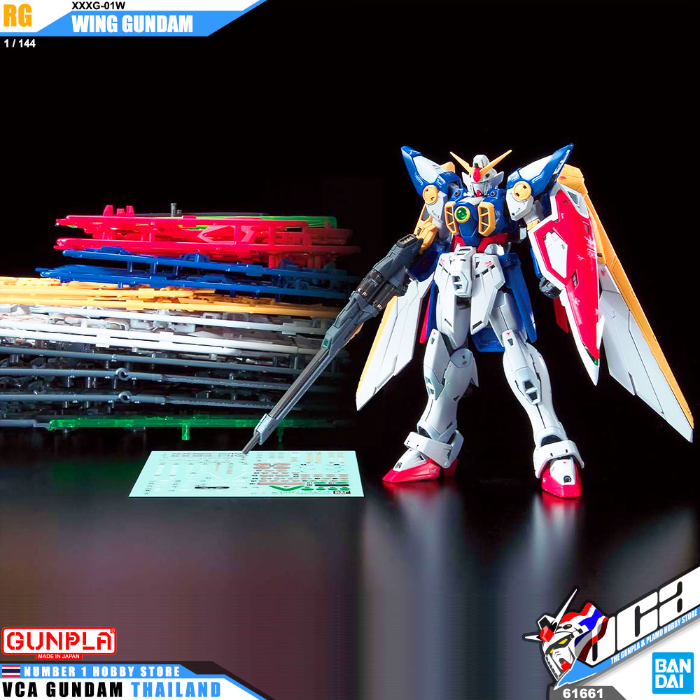 BANDAI GUNPLA REAL GRADE RG 1/144 XXXG-01W WING GUNDAM โมเดล กันดั้ม กันพลา VCA GUNDAM