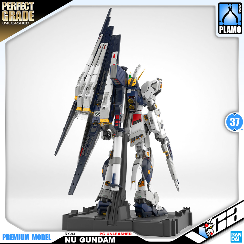 Bandai Gunpla Perfect Grade Unleashed PGU 1/60 PG RX-93 Nu Gundam Action Figure Model Toy Kit VCA Thailand