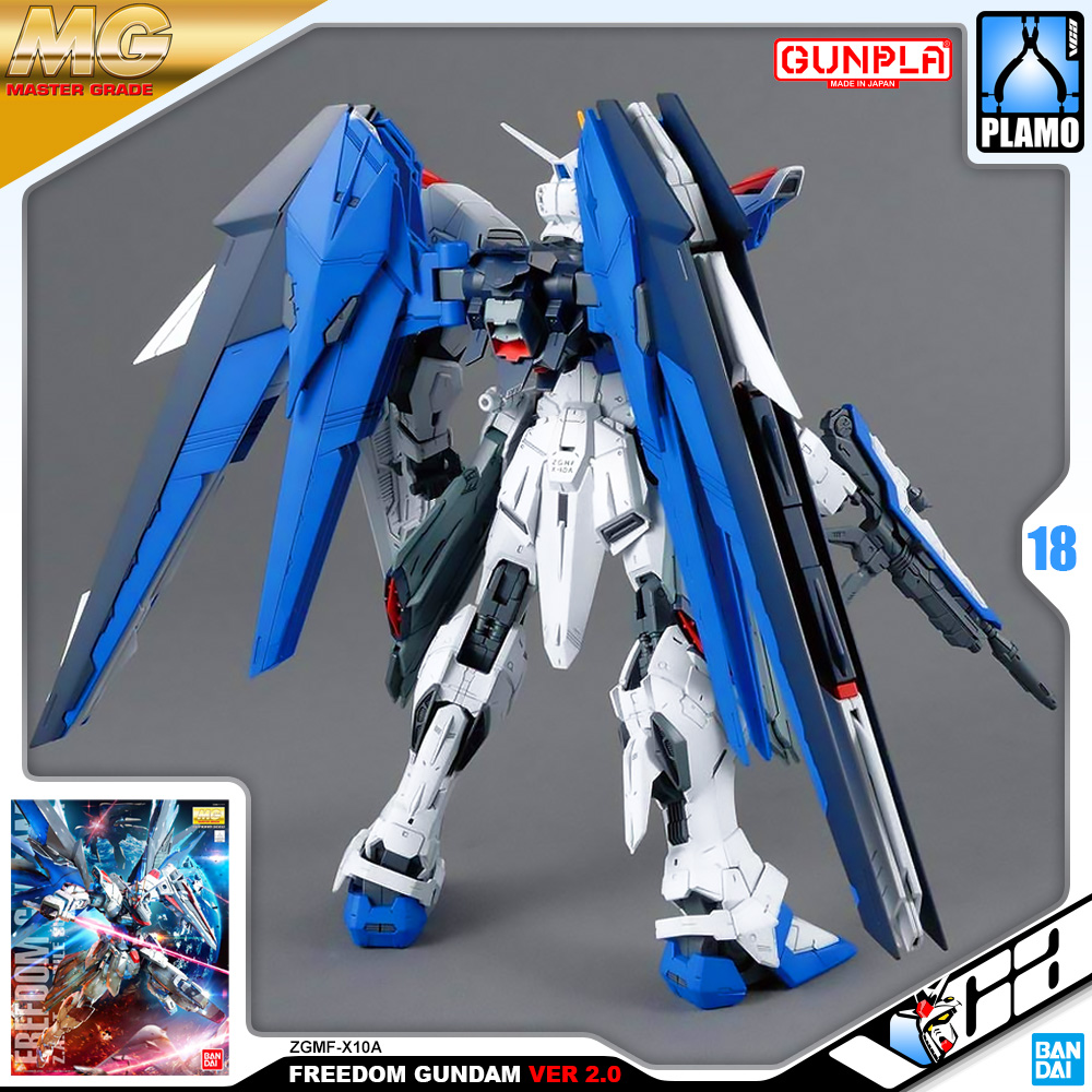 Bandai Gunpla Master Grade MG ZGMF-X10A FREEDOM GUNDAM VERSION 2.0