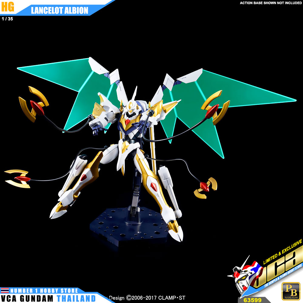 PREMIUM BANDAI PB CODE GEASS HIGH GRADE HG 1/35 LANCELOT ALBION โมเดล นักสู้เขตแดน VCA GUNDAM