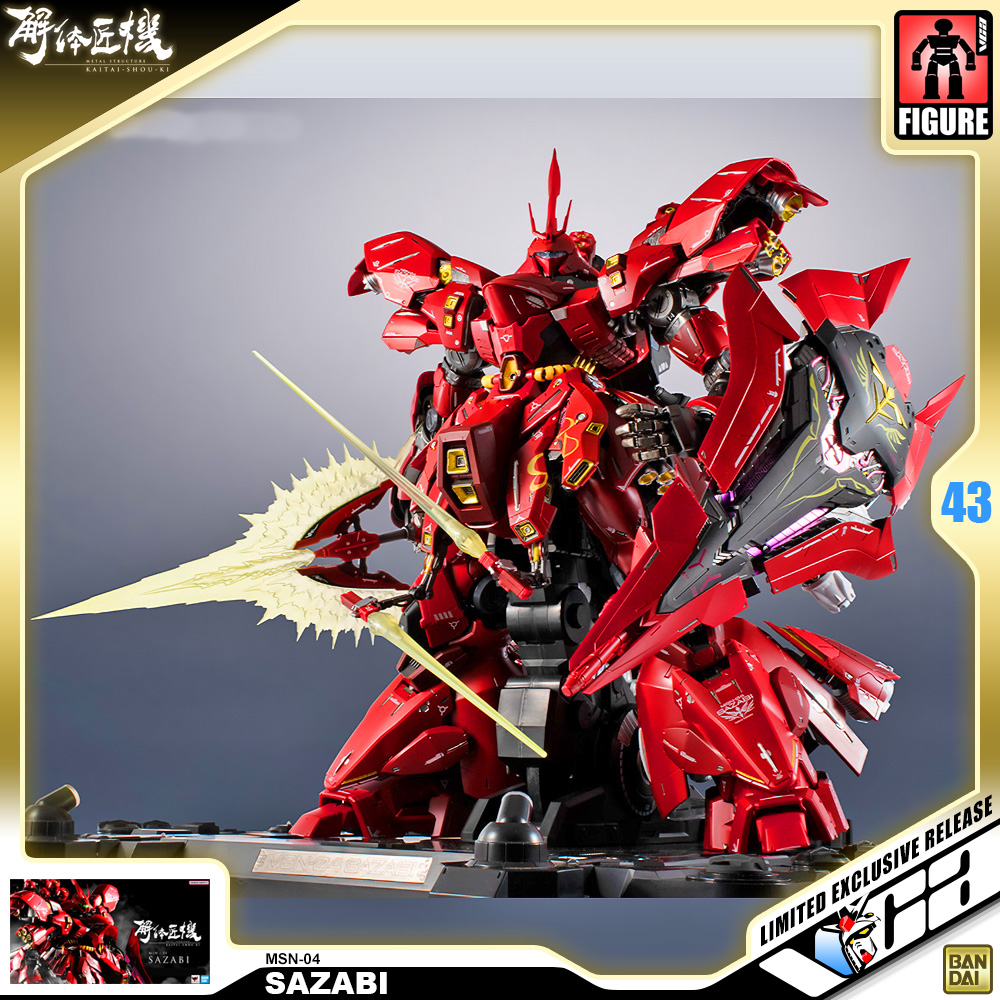 Bandai METAL STRUCTURE MSN-04 SAZABI