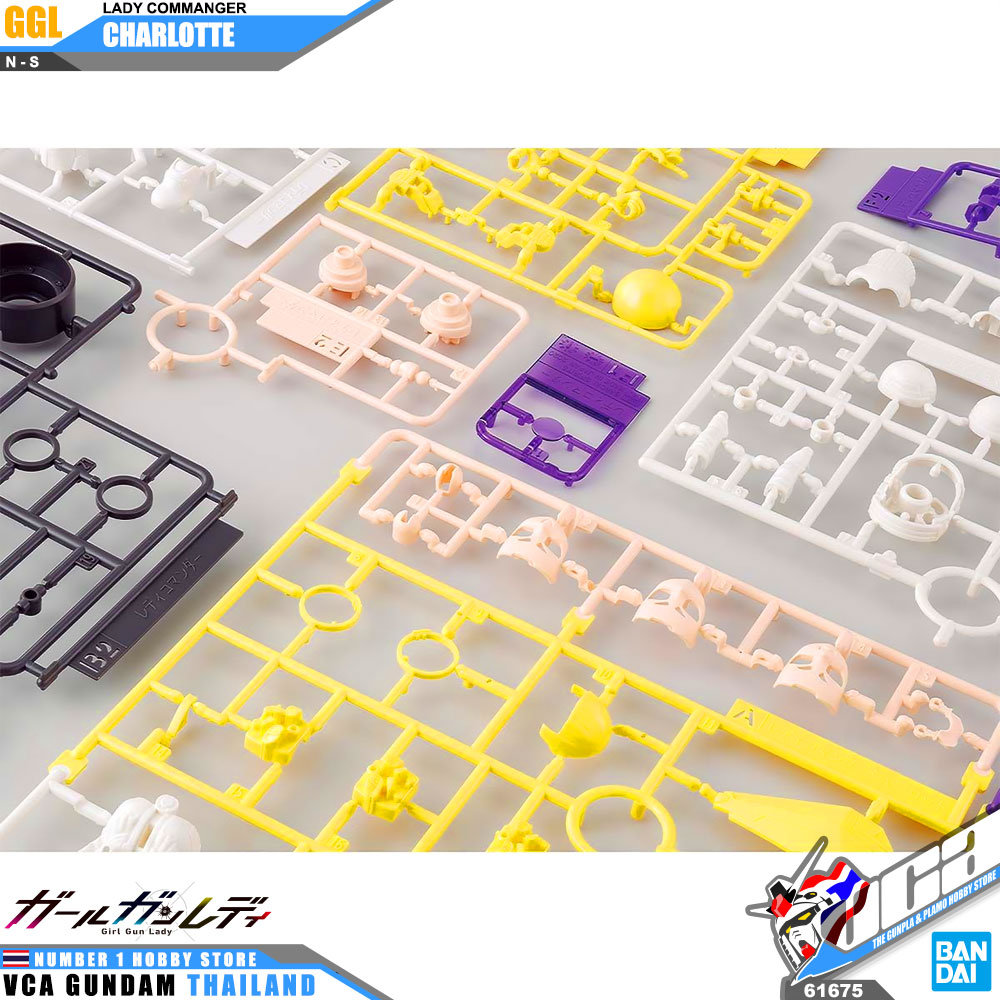 BANDAI GIRL GUNN LADY COMMANDER CHARLOTTE โมเดล VCA GUNDAM