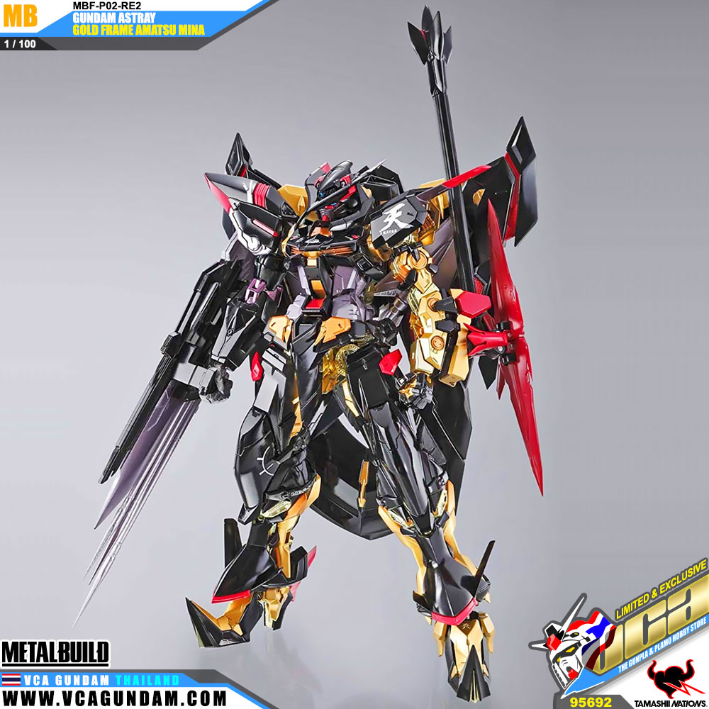 Metal Build MPF-P02-RE2 GUNDAM ASTRAY GOLD FRAME AMATSU MINA กันดั้ม สเทรย์ โกลด์ เฟรม อามัตสึ