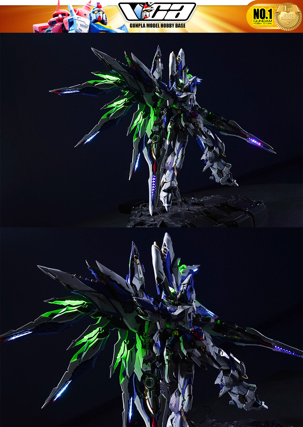 Kosmos Lighting Full System for Einta Industries Sky Defender Plastic Model Action Toy Kit VCA Gundam Thailand
