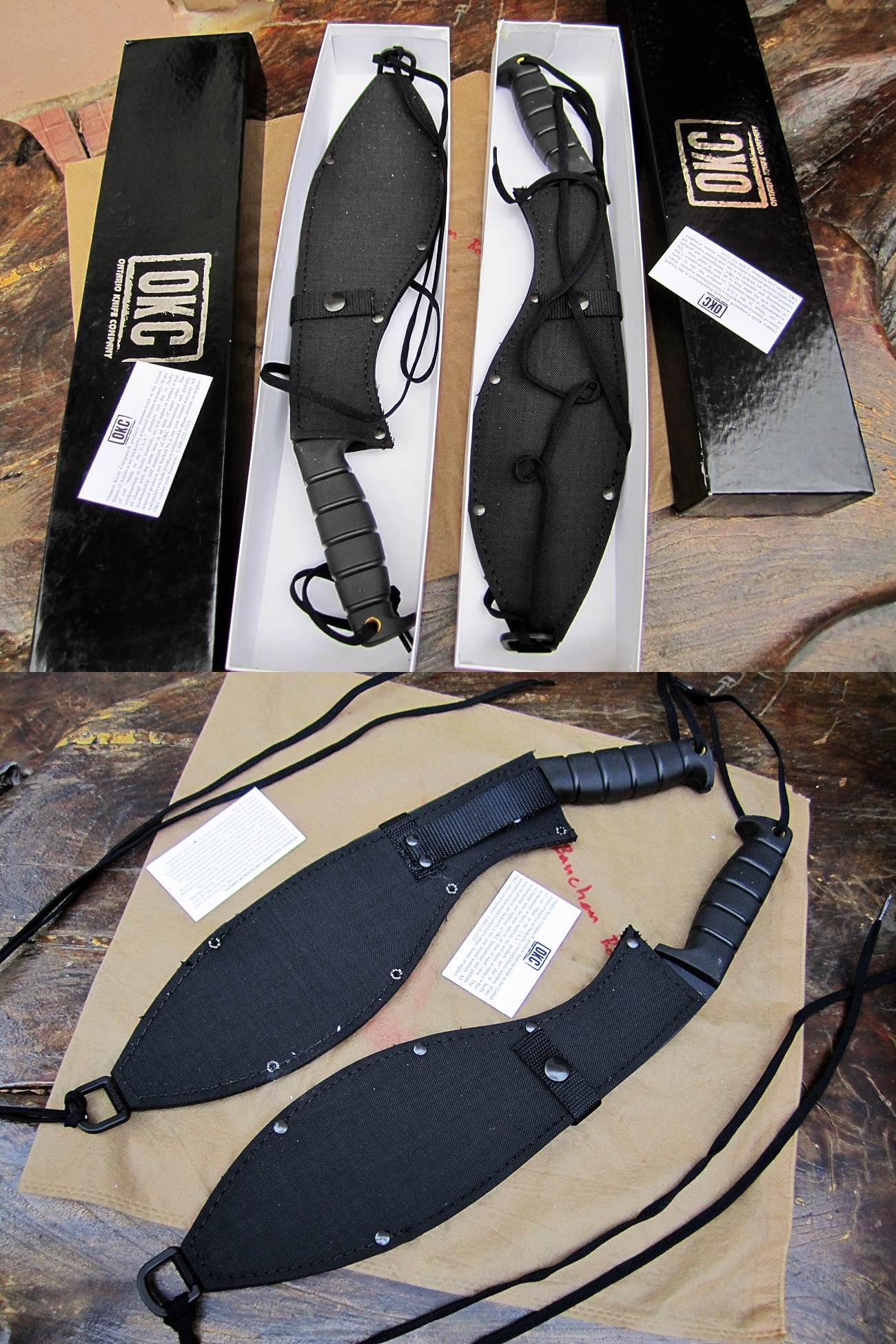 มีดเดินป่าOntario Knife Co Kukri Knife 6420