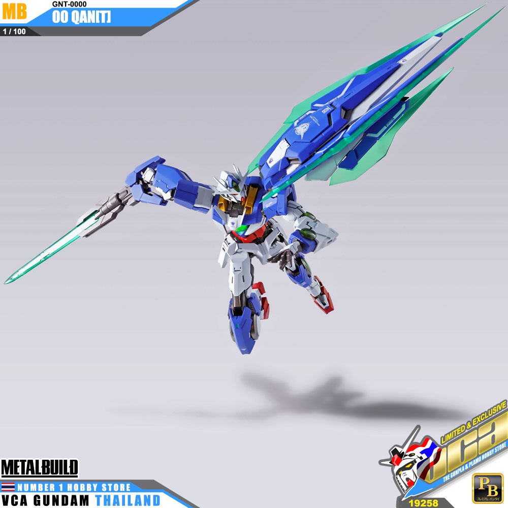 BANDAI TAMASHII NATIONS METAL BUILD GUNDAM 00 QANT กันดั้ม ฟิกเกอร์ VCA GUNDAM