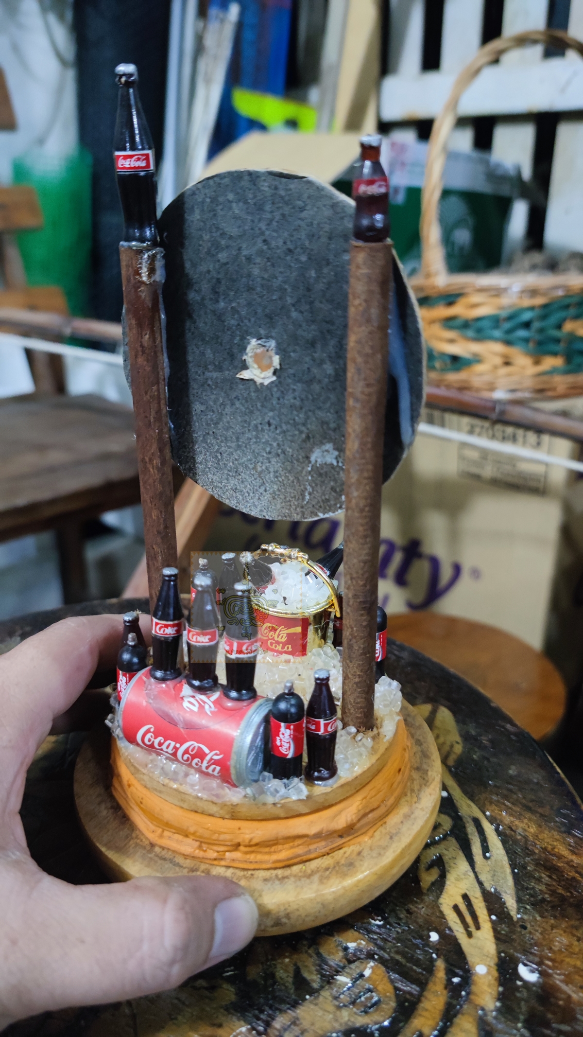 งาน Coca Cora ทำมือ