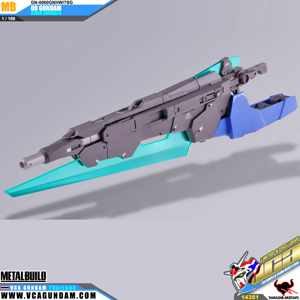 Metal Build GN-0000GNHW/7SG 00 GUNDAM SEVEN SWORD/G ดับเบิ้ลโอ กันดั้ม เซเว่น สว๊อด
