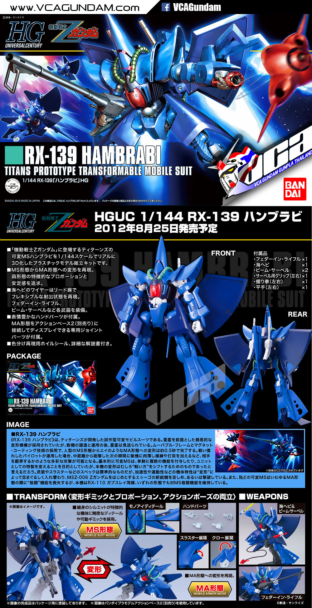 HG RX-139 HAMBRABI ฮัมบราบี