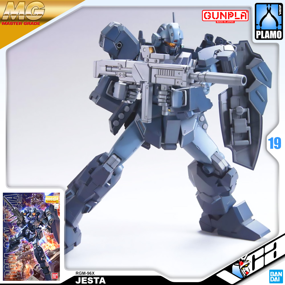 ⭐️ BANDAI GUNPLA MASTER GRADE MG 1/100 RGM-96X JESTA ประกอบ หุ่นยนต์ โมเดล กันดั้ม กันพลา ของเล่น VCA GUNDAM