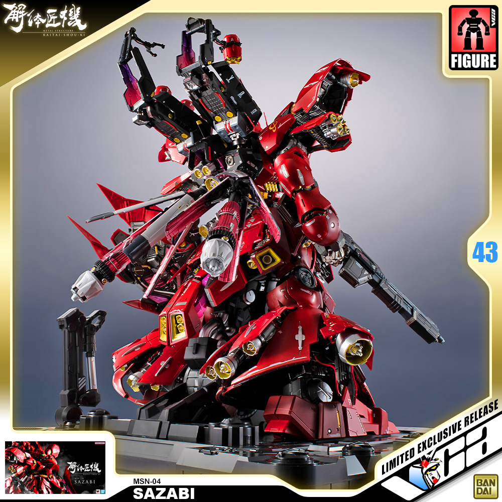 Bandai METAL STRUCTURE MSN-04 SAZABI