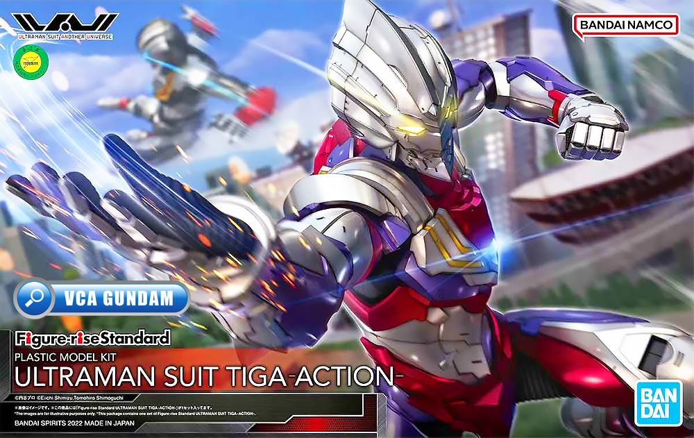 ⭐️ BANDAI FIGURE-RISE STANDARD 1/12 ULTRAMAN SUIT TIGA ACTION FIGURE RISE อุลตร้าแมน ประกอบ โมเดล ของเล่น VCA GUNDAM
