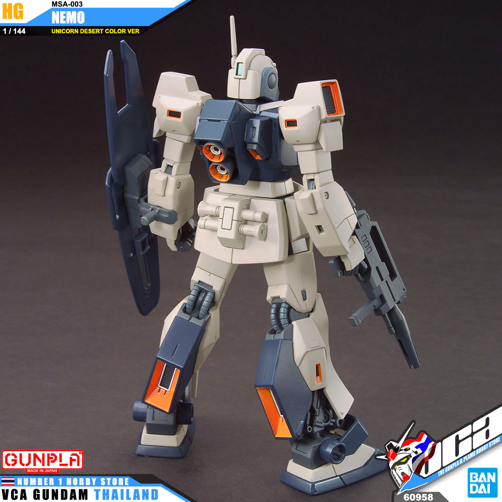 Bandai High Grade HG MSA-003 NEMO UNICORN DESERT COLOR VER นีโม Bandai High Grade HG MSA-003 NEMO UNICORN DESERT COLOR VER นีโม