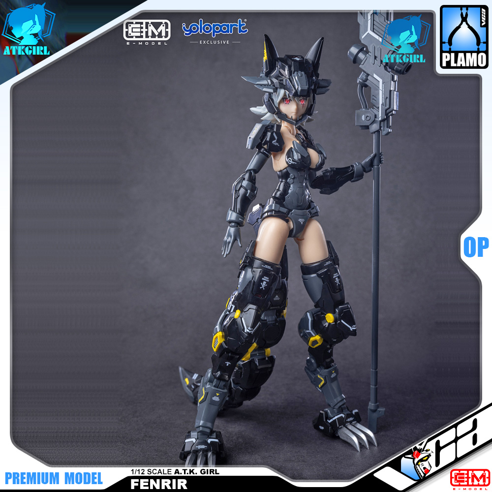 Eastern Model® Plastic Model Kit A.T.K. Girl FENRIR WOLF
