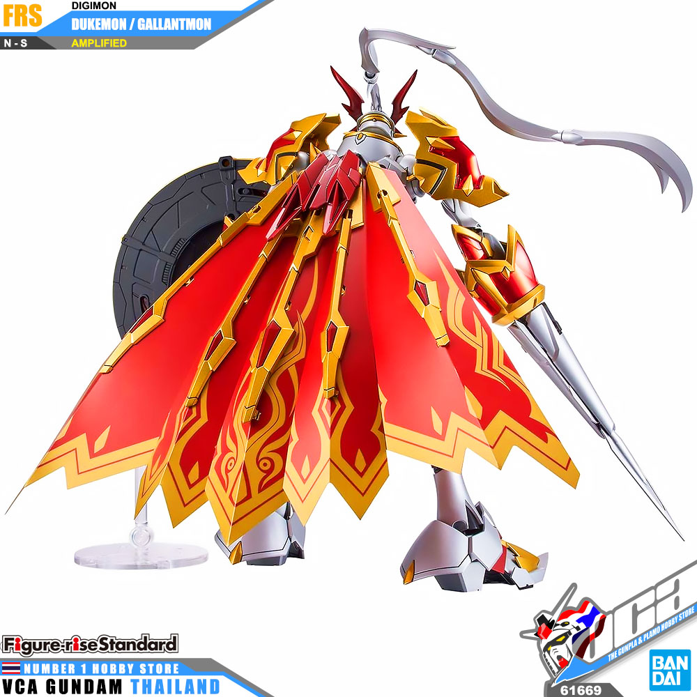 BANDAI FIGURE-RISE STANDARD DUKEMON GALLANTMON AMPLIFIED FIGURE RISE ดิจิมอน แอดเวนเจอร์ โมเดล VCA GUNDAM