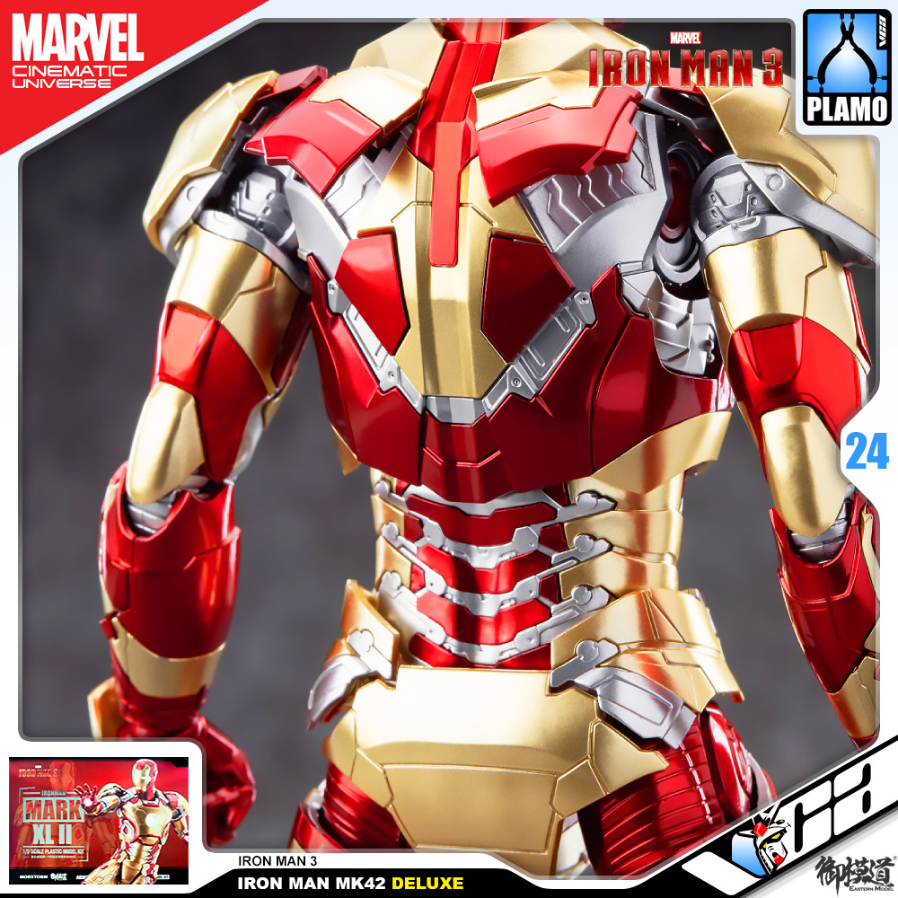 Eastern Model® x Morstorm Plastic Model Kits Series IRON MAN MARK 42 DELUXE IRON MAN 3